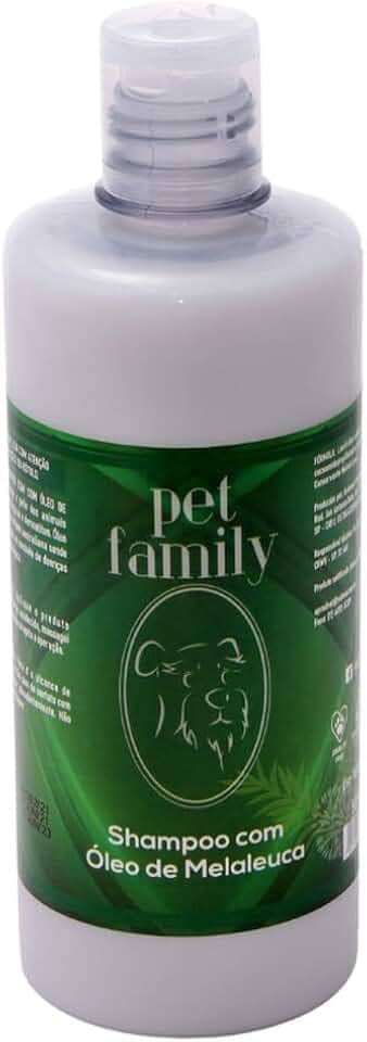 Shampo Para Cachorro Com Oleo De Melaleuca Pet Family 500 Ml