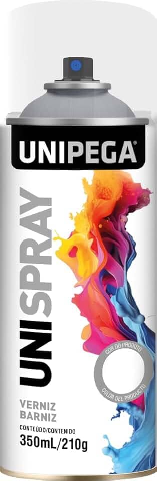 UNIPEGA VERNIZ SPRAY BRILHANTE 350ML/210G