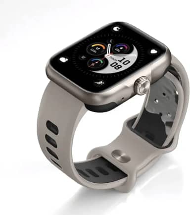 ACTION WEARZONE | ALEXA integrada | A PROVA D'ÁGUA, GPS integrado | Smartwatch Esportivo (Prata)