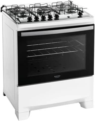 Fogão Supreme Inox 5Q Branco