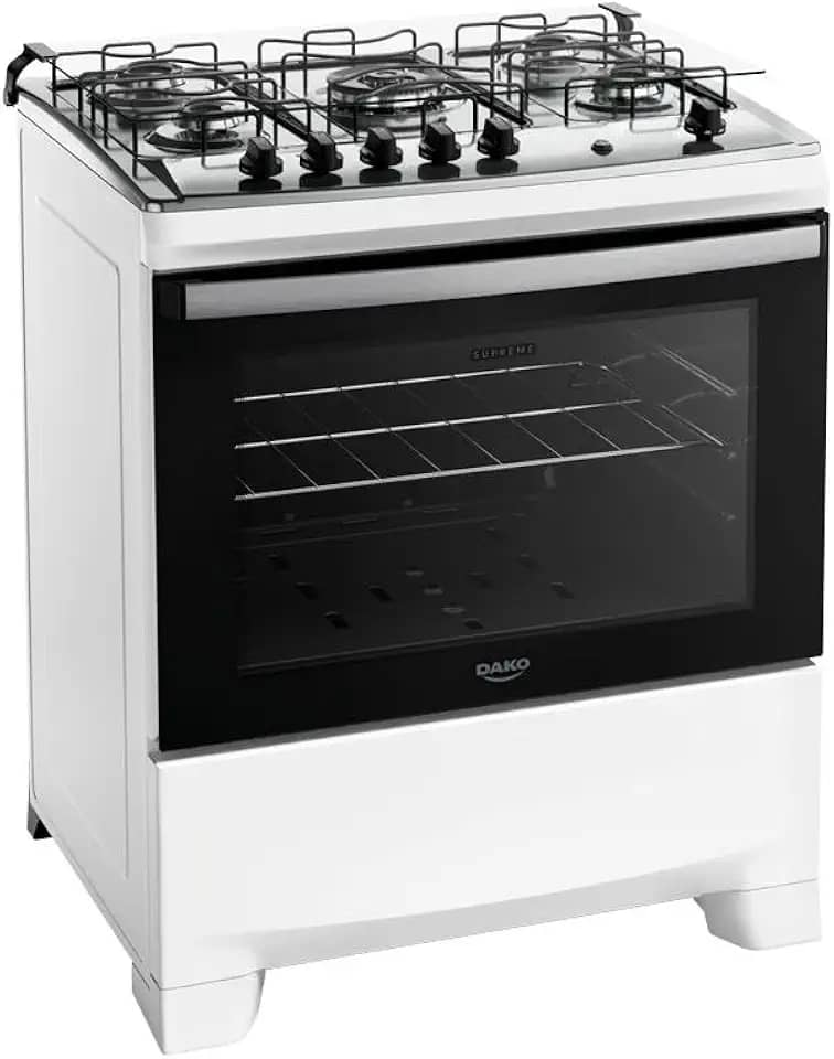 Fogão Supreme Inox 5Q Branco