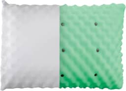 Travesseiro Japonês Perfilado terapia magnética anti apneia ronco 55x20cm