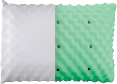 Travesseiro Japonês Perfilado terapia magnética anti apneia ronco 55x20cm