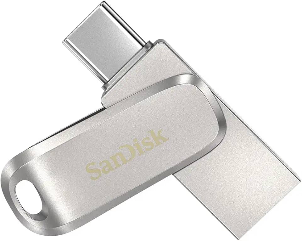 SanDisk 256GB Ultra Dual Drive Luxe USB Tipo-C - até 400 MB/s - SDDDC4-256G-GAM46