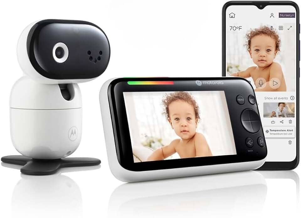 Babá Eletrônica Motorola HD Monitor 5" C/Zoom Wi-Fi PIP1510