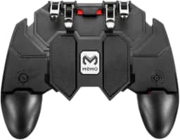 Controle de Jogo para Celular, Gamepad com 4 Gatilhos, Design Ergonômico, Preto