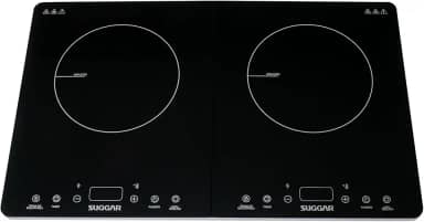Cooktop Portátil de Indução 2 Zonas 220v Preto