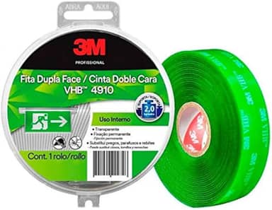 Fita Dupla Face 12mm x5m VHB4910 Uso Interno 3m