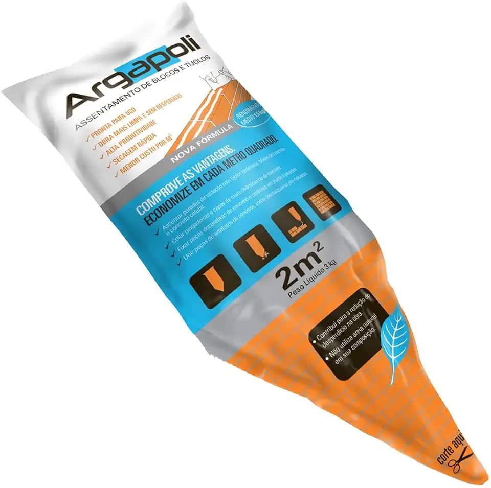 Cola Tijolos E Blocos Ceramica Ou Concreto | Massa Pronta em bisnaga 3 kg