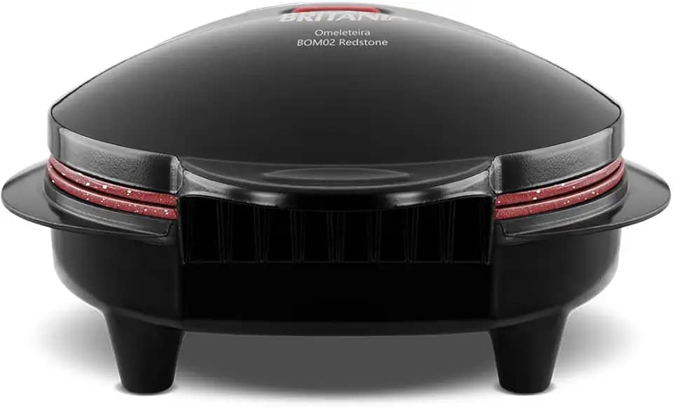 Omeleteira Britânia BOM02P Antiaderente Redstone 750W 220V