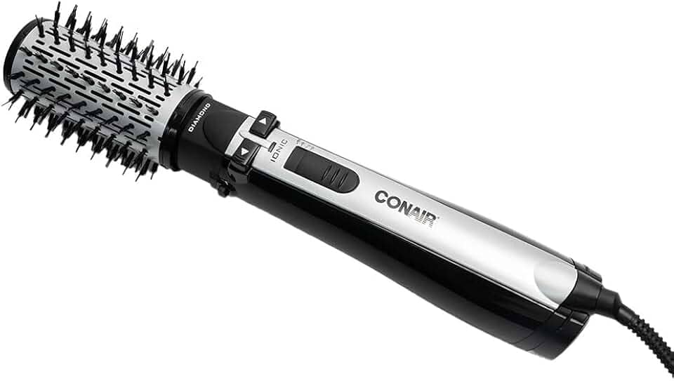 Escova Secadora Rotativa Conair Diamond Rotating 900W Alisa e Modela 220V