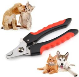 Cortador Alicate De Unha Pet para Gatos Cães Cachorros Médio E Grande Porte (Preto)