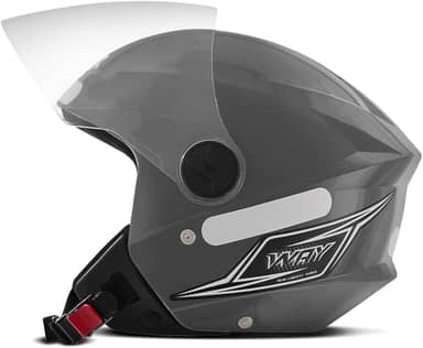 Capacete Mixs Way Aberto 56 Prata