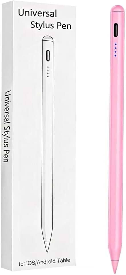 Caneta Stylus Android para Samsung Galaxy Tab A9/A9Plus/A8/A8plus/A7/A7lite Tablet S Pencil Touchscreens Stylists Pen (rosa)