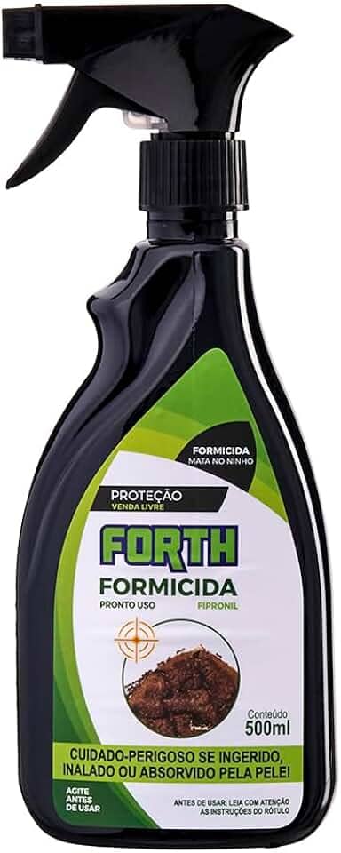 Forth Formicida Mata no Ninho, Pronto Uso, Fipronil, 500ml.