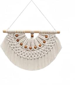 Jieyouhui Decoração de parede boho de macramê para pendurar arte de parede artesanal macramê decoração de parede para quarto, sala de estar, casa de fazenda, tapeçarias de casa boho tecidas à mão
