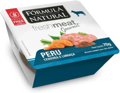 Fórmula Natural Gourmet Para Cães Adultos Sabor Peru 70g