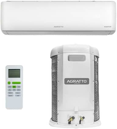 Ar Condicionado Split Hi Wall Inverter 12.000 Btu/h Quente e Frio Agratto Liv Top 220v