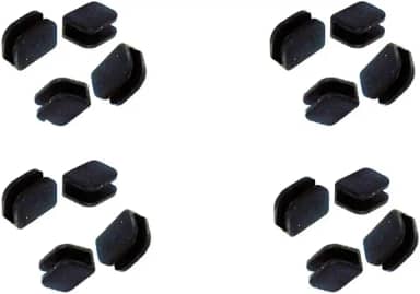 Kit 16 Borrachas Pezinho Grade Trempe Fogão Cooktop Fischer