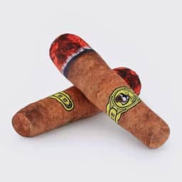 Brinquedo Pet Engraçado para Cachorro — Pelúcia Cigarro/Charuto com Apito, Anti-Stress, Presente Divertido para Cães