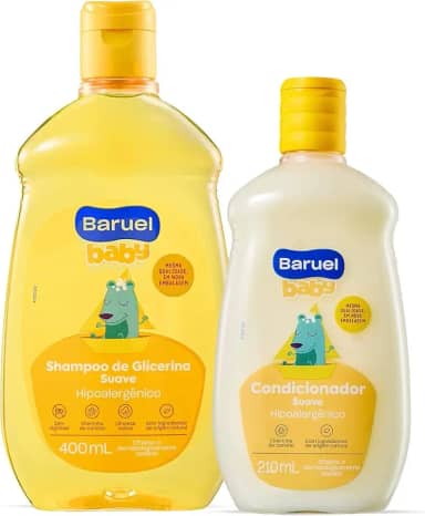 Kit Baruel Baby Shampoo 400Ml + Condicionador 210Ml Suave