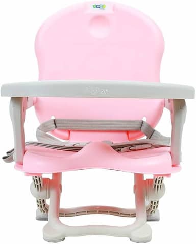 Maxi Baby Cadeira De Alimentação Portátil P/Bebê Zip (Rosa)