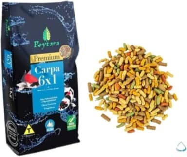 Poytara Ração Para Peixes Premium Carpa 6X1 3Kg