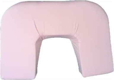 Almofada Amamentacao Grande Rosa Claro Bebe Gemelar