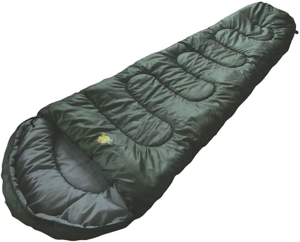 Guepardo, Saco de Dormir, Ultralight, Poliéster de , Temperaturas 5°C a 15°C, Compacto e Confortável, Ideal para Camping e Aventuras ao Ar Livre, Verde