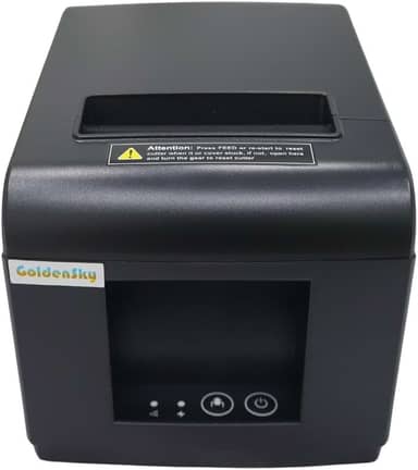 Impressora Não Fiscal Térmica de Recibos 80mm Com Guilhotina Goldensky T80E Serial-USB Ethernet