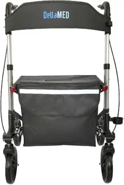 Andador de Alumínio Compacto 4 Rodas até 135 Kg D14 Dellamed