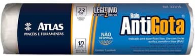 Atlas - Rolo Anti-gota Produzido em Poliamida de 23cm com Manta de 10mm de Altura