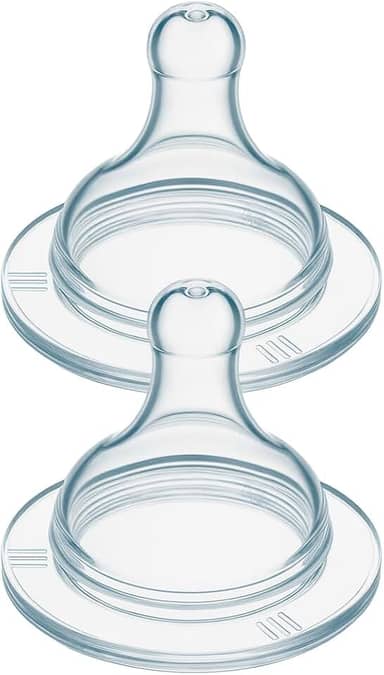 Bico Universal Redondo para Mamadeira, 100% Silicone, Tamanho Grande (1)
