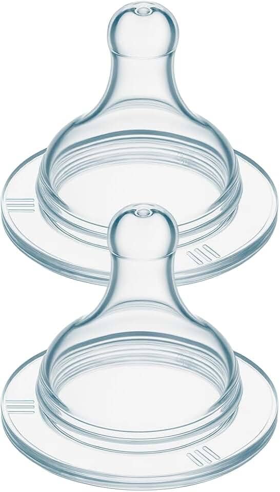 Bico Universal Redondo para Mamadeira, 100% Silicone, Tamanho Grande (1)