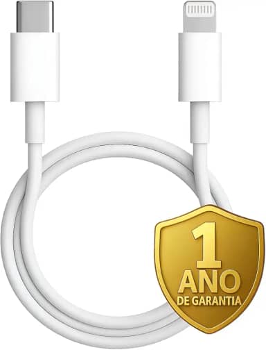 Cabo Carregador Compativel Com iPhone 8 Plus X Xr 11 12 13 14 Pro Max Branco Turbo 20w Tipo C - Lightning Fast.