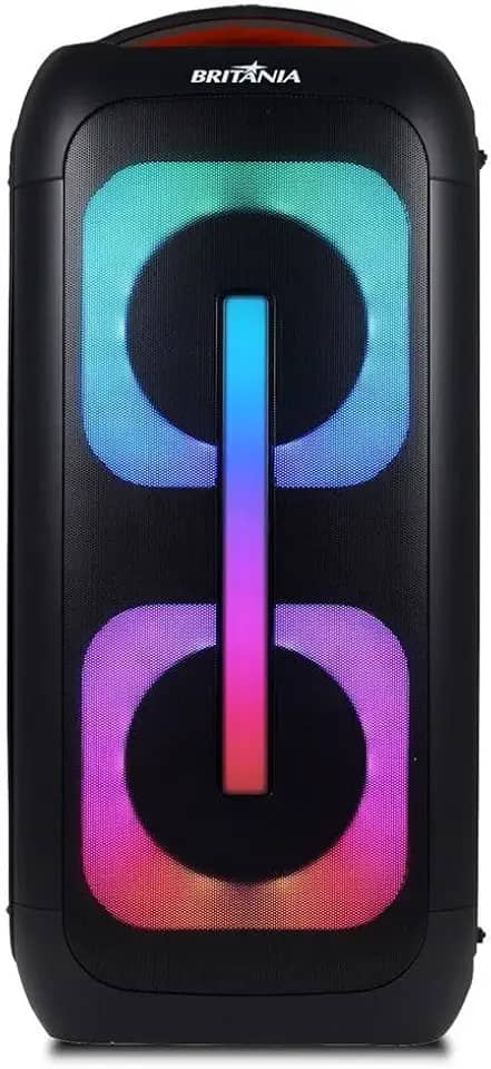 Caixa de Som Amplificada Britânia 650W Flash Lights BCX6801 Bivolt