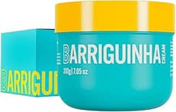Beleza Brasileira Barriguinha Cream Creme Firmador e Redutor de Medidas, Celulites e Flacidez, Reduz a gordura Localizada e melhora a firmeza da pele, Todos os Tipos de Pele, Produto Vegano e Não Testado em Animais