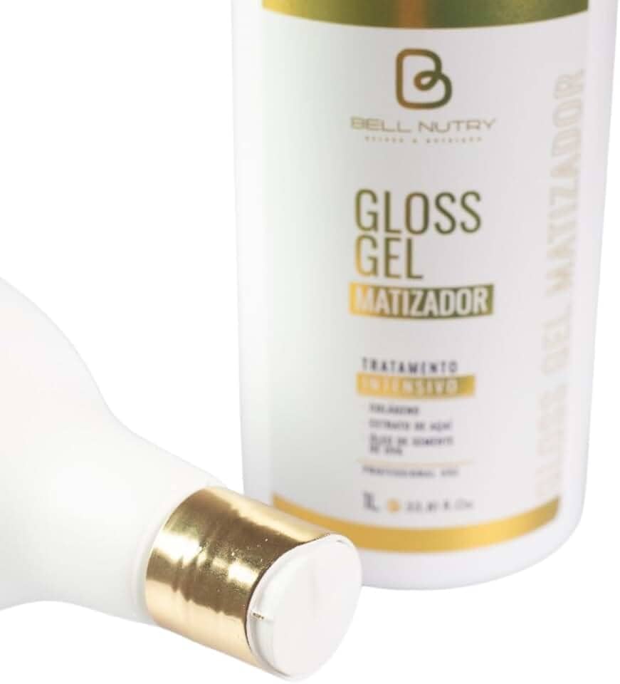 Gel Progressivo Matizador Para Cabelo Loiros 1L Com Colágeno e Açaí | Bell Nutry