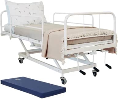 Cama hospitalar Pratisse 3 movimentos manual + Colchão D33