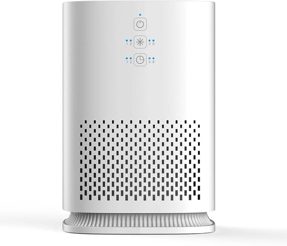 Purificador de Ar Life EPI081D para Casa com Filtro HEPA Silencioso, Elimina Poeira, Pólen e Odores, Ideal para Quartos e Salas