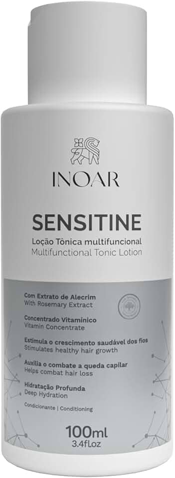 Sensitine Creme de Limpeza Capilar 3 em 1 - Limpa, Condiciona e Hidrata Cabelos Ressecados e Sensibilizados - 400ml