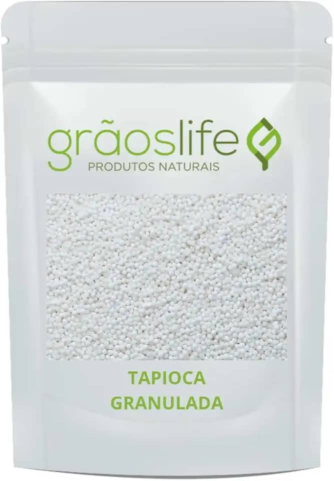 Tapioca Granulada 1Kg - Grãos Life