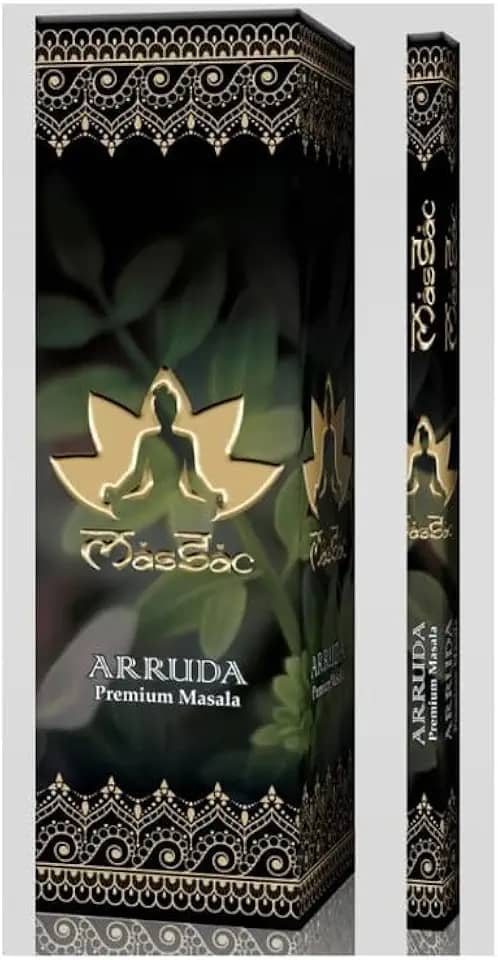 Kit de Incensos de Arruda, 6 Unidades, para Proteção e Limpeza Espiritual