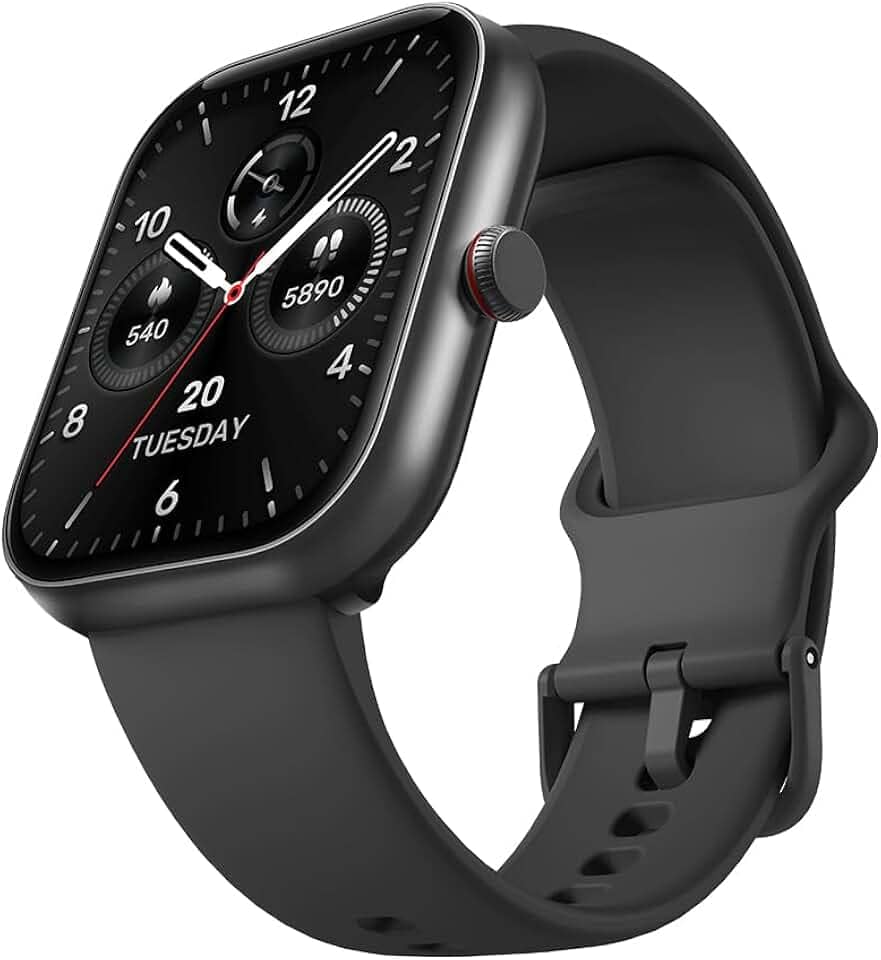 Bettdow SmartWatch, relogio smartwatch com 1.91" Ecrã tátil e Alexa, à prova d'água IP68, relogio smartwatch feminino e masculino com 100+ Modos Esportivos Faz e Recebe Ligações(preto)