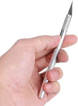 Estilete De Precisão com 6 Laminas, Bisturi Para Artesanato, Corte Preciso,Modelismo