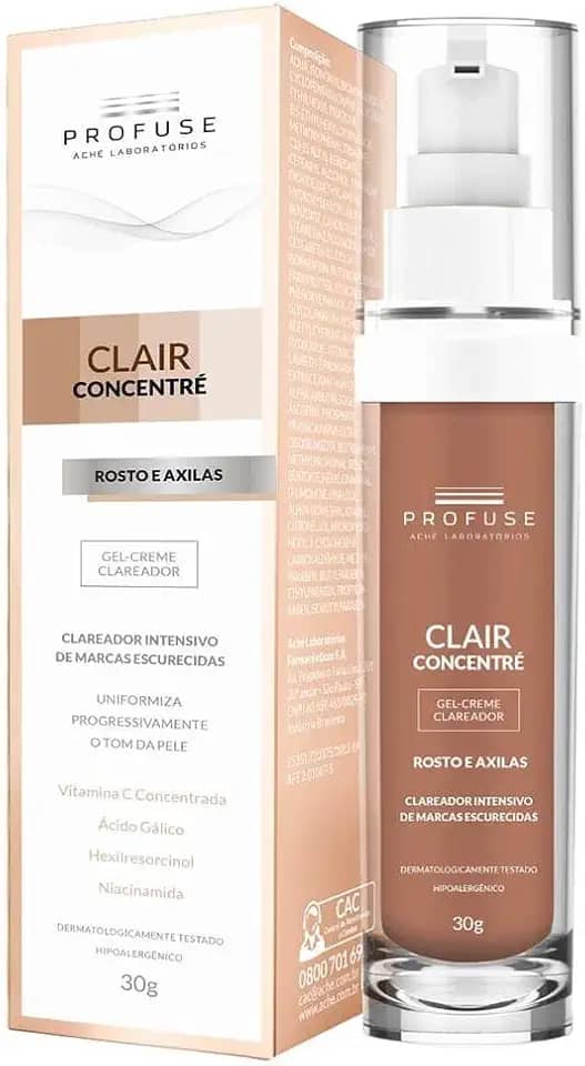 Profuse Clair Concentre Gel Creme Clareador Rosto e Axilas 30g
