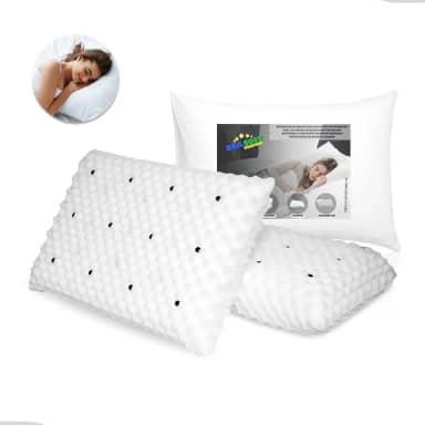 Generic Travesseiro Magnético Anti Ronco Alivia Dor Coluna Ortopédico 35 cm x 55 cm