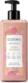 Eudora Creme Hidratante Desodorante Corporal Instance Cereja e Amêndoas 400ml