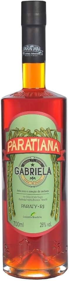 Cachaça Gabriela Cravo E Canela Paratiana 700ml Jorge Amado Premiada Paraty Premium Artesanla Premium Destilada Presente Pinga Drink Caipirinha