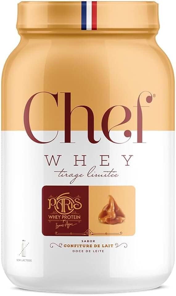 Whey Protein Zero Lactose Paris 6 800g - Chef Whey (800g, Doce de Leite)